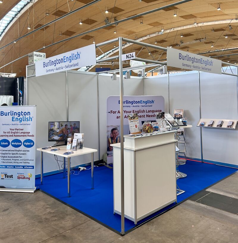 Burlington English stand at Learntec Conference